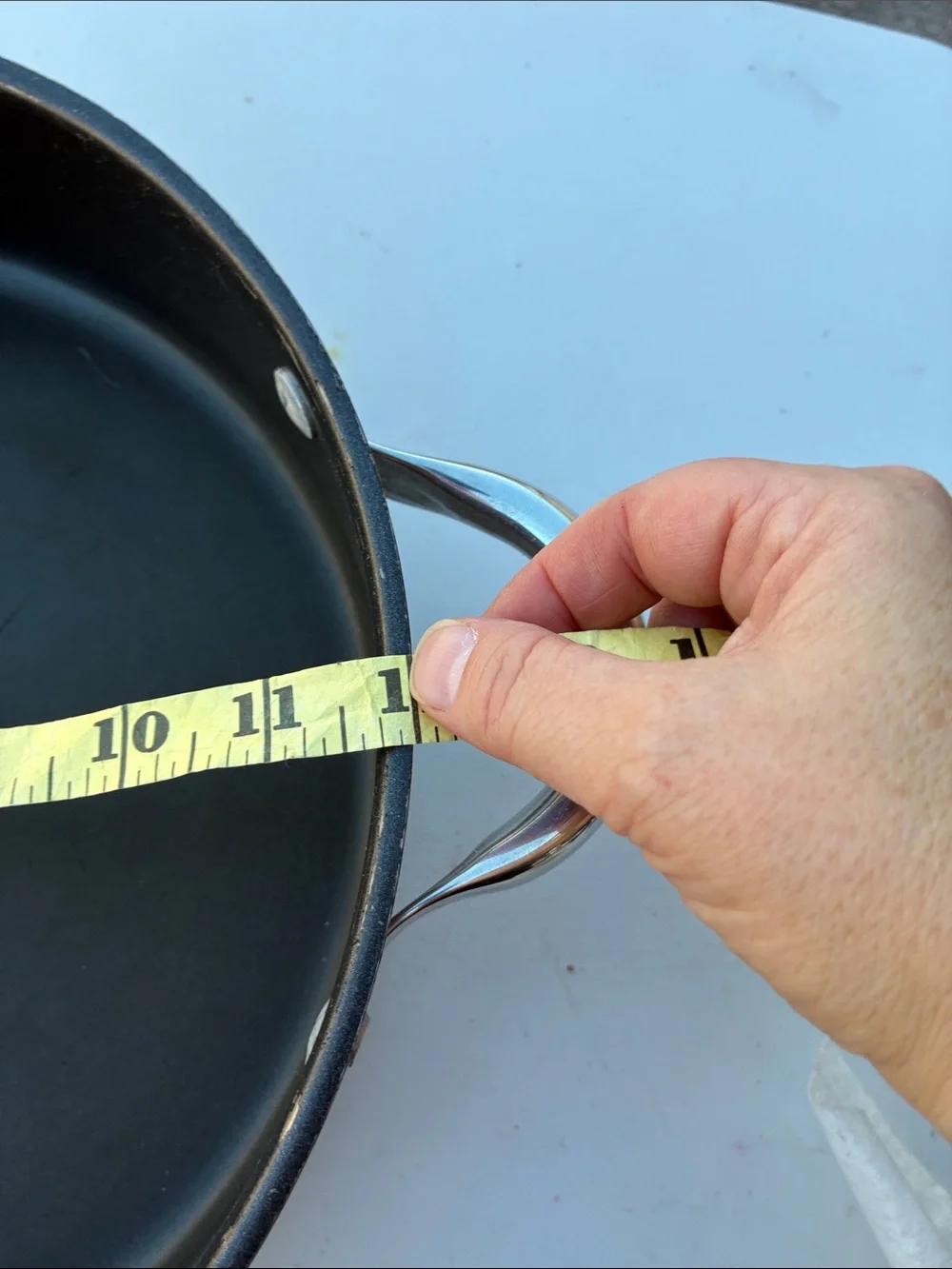 Wolfgang Puck Cafe Collection Stainless Steel Nonstick Fry Pan - Black Interior